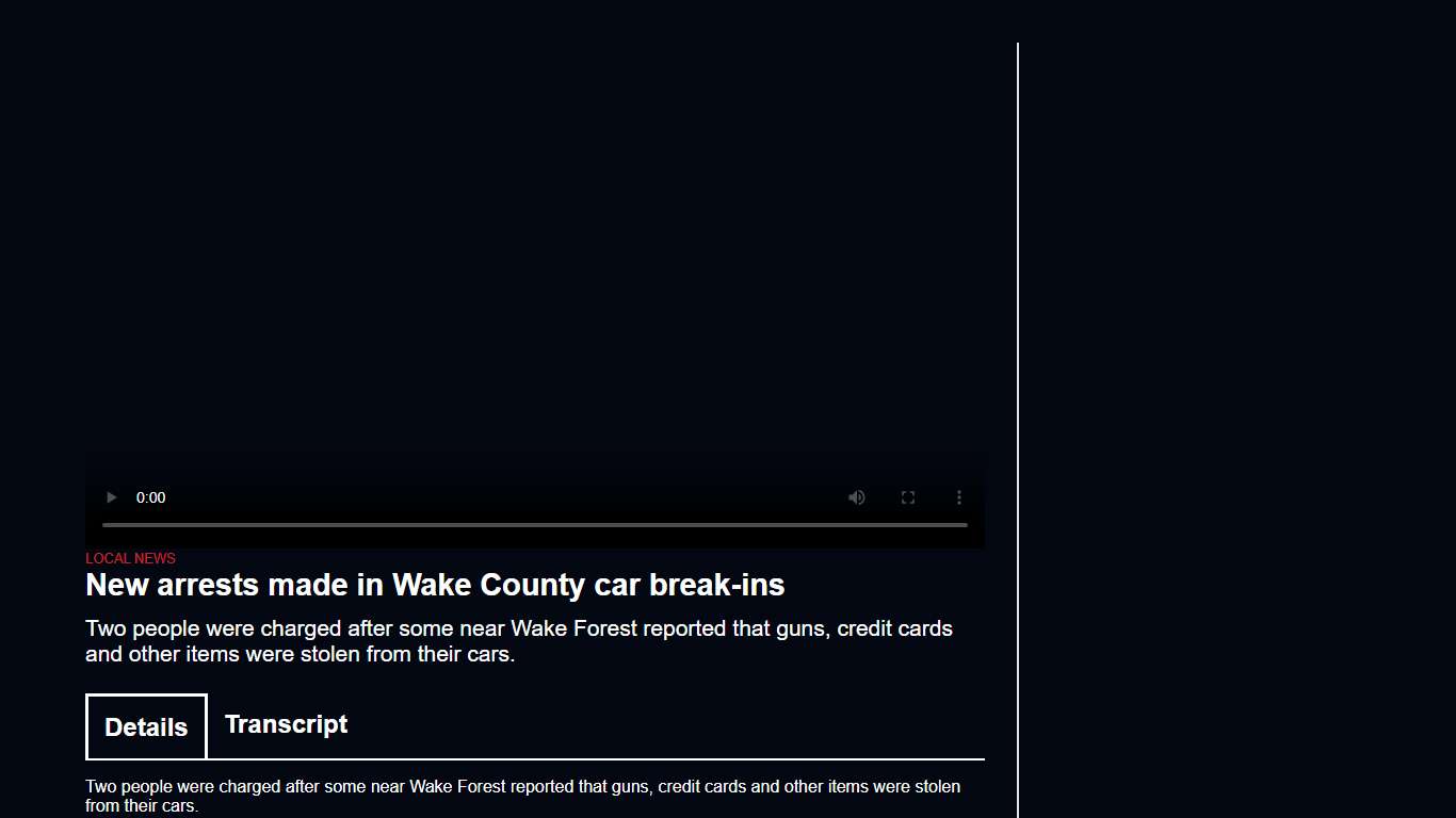 New arrests made in Wake County car break-ins